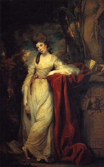 Sir Joshua Reynolds British actress china oil painting image